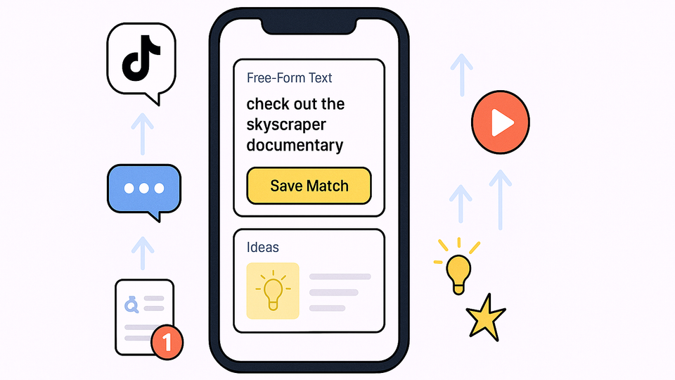 Weekly Update 🎉: From Text to Match