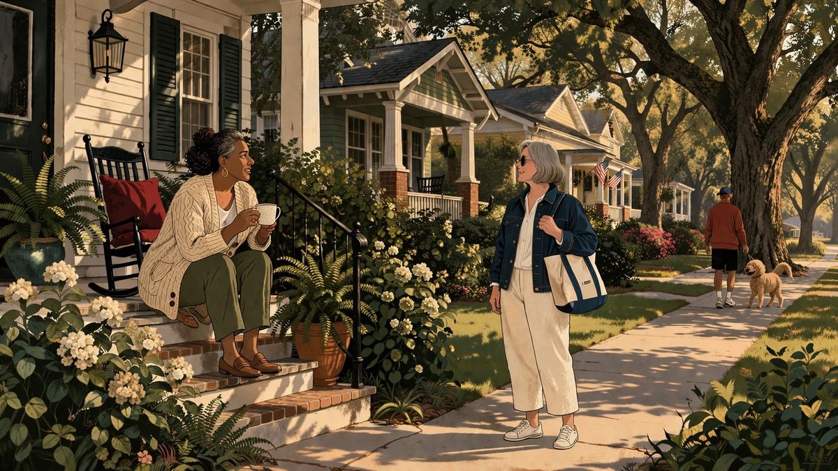 Front yards, front porches