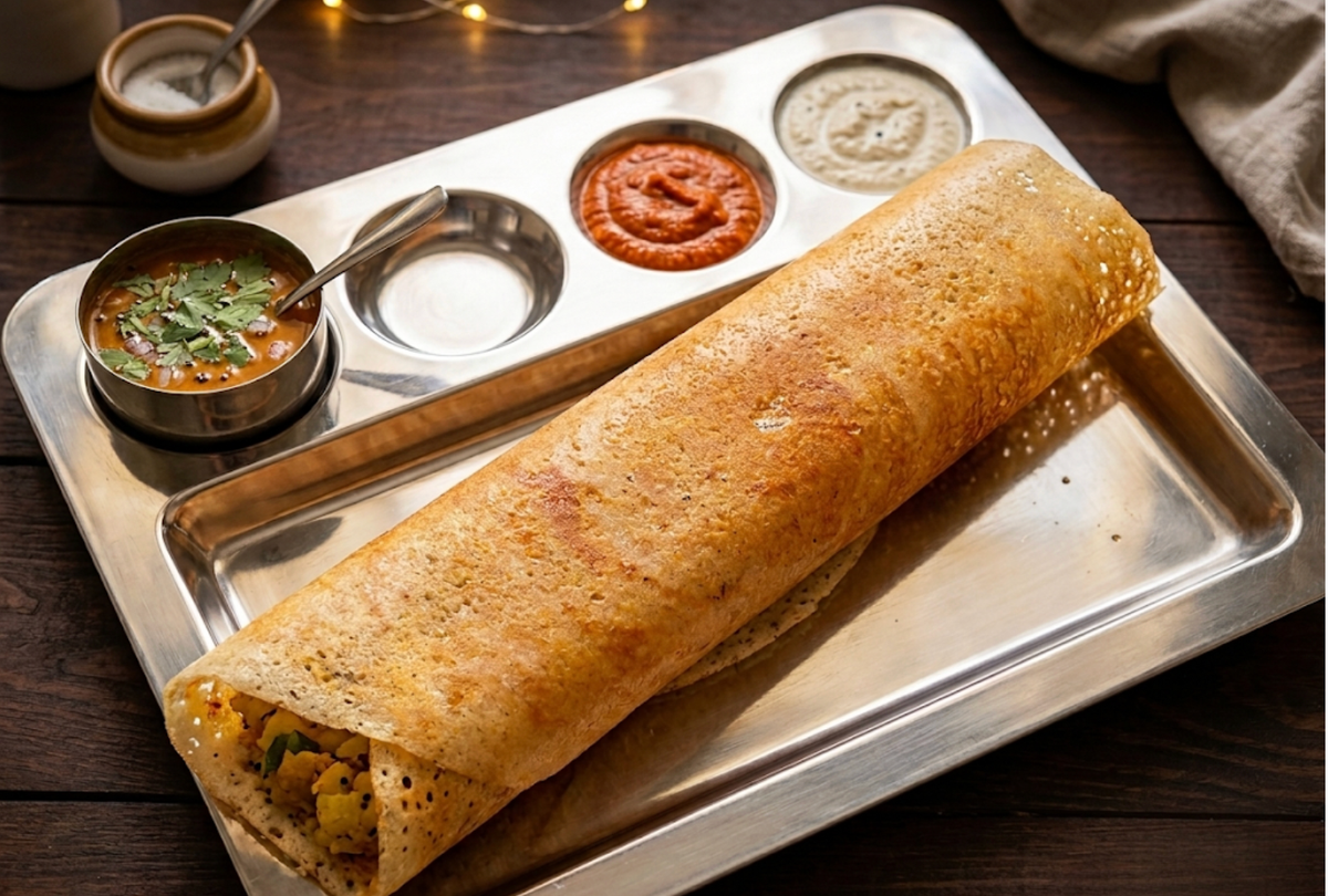 A tasty dosa in the city