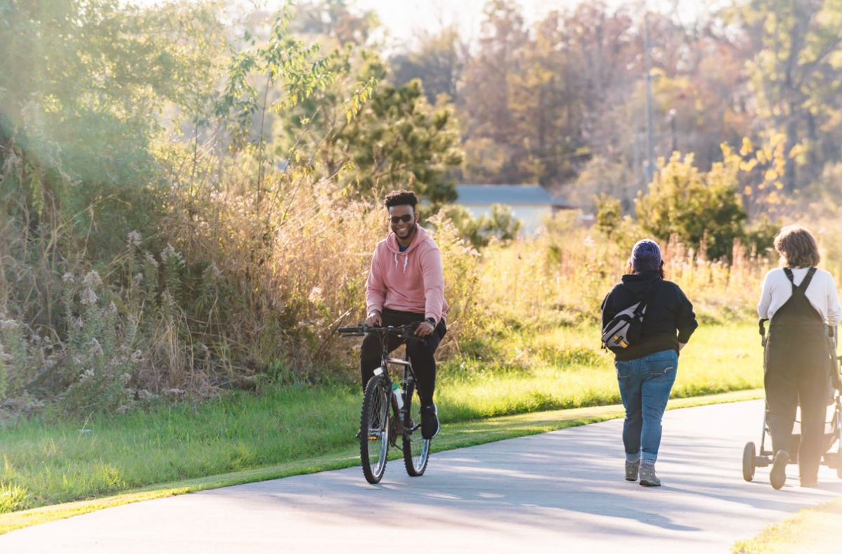 Bikers get a new path
