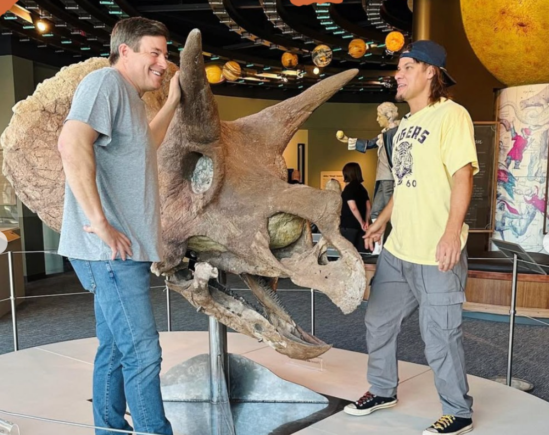 Todd Graves' dinosaur, in plain sight