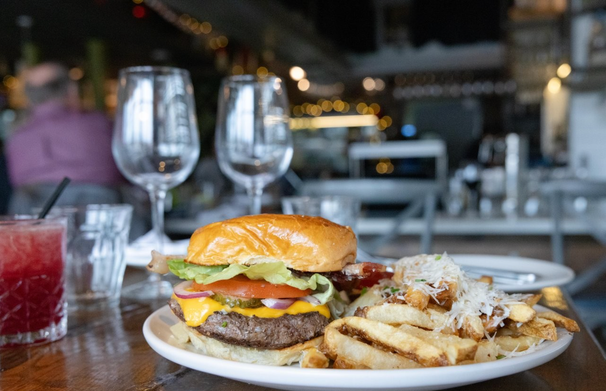 Burger and a beer, tasty at almost any price