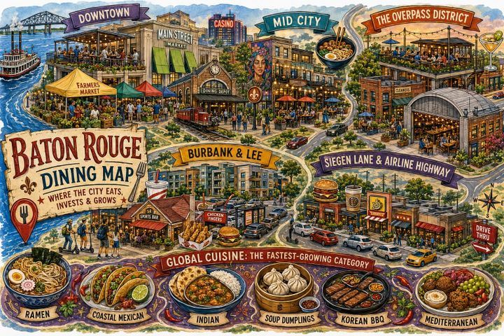 Three years of restaurant openings, mapped