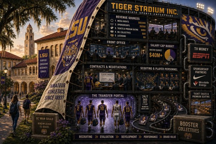 Nothing amateur about LSU sports