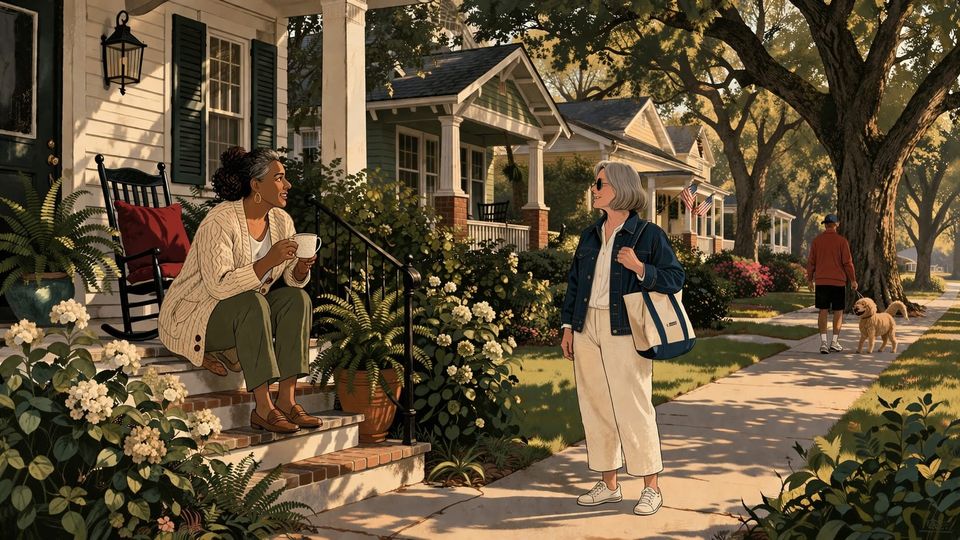 Front yards, front porches