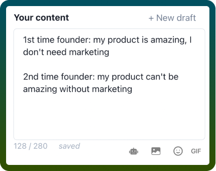 tweet hunter AI content