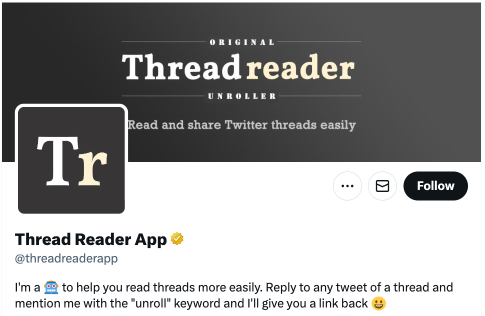 Popular thread reader app