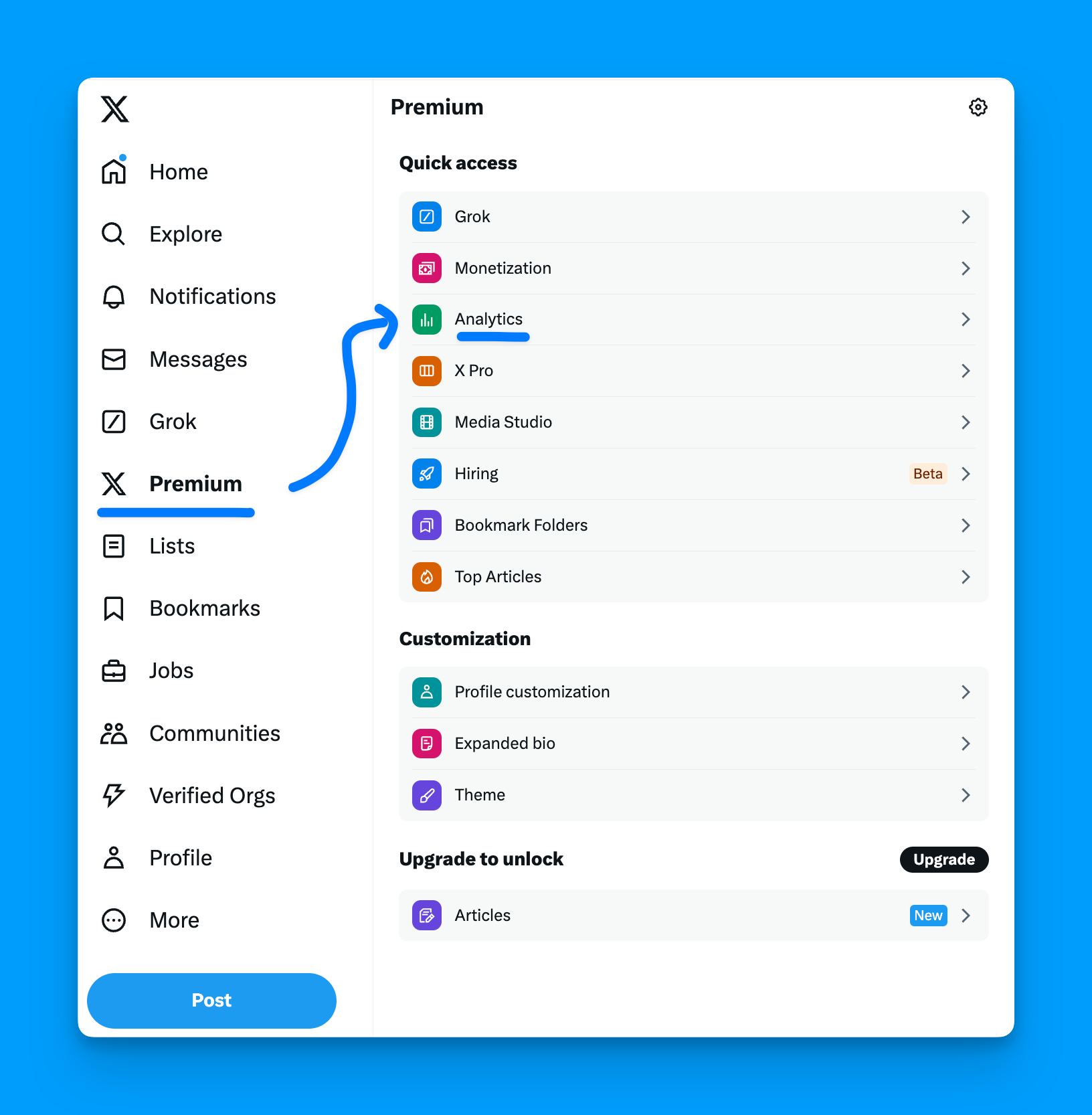 how to access twitter analytics
