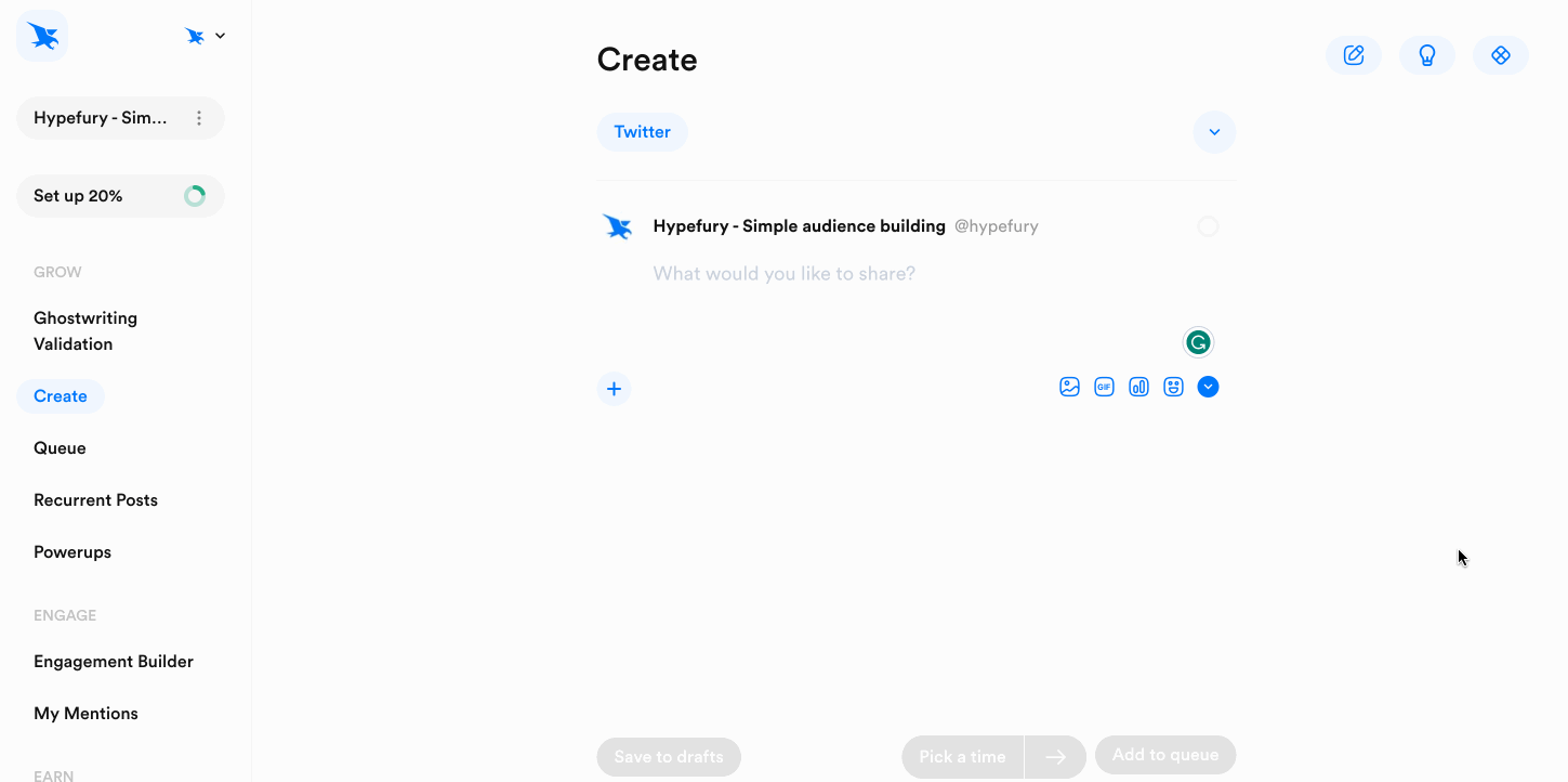 hypefury prompt library