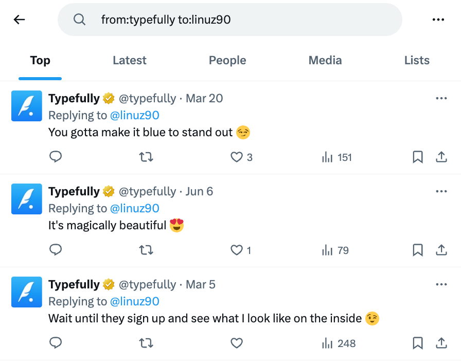 twitter search history