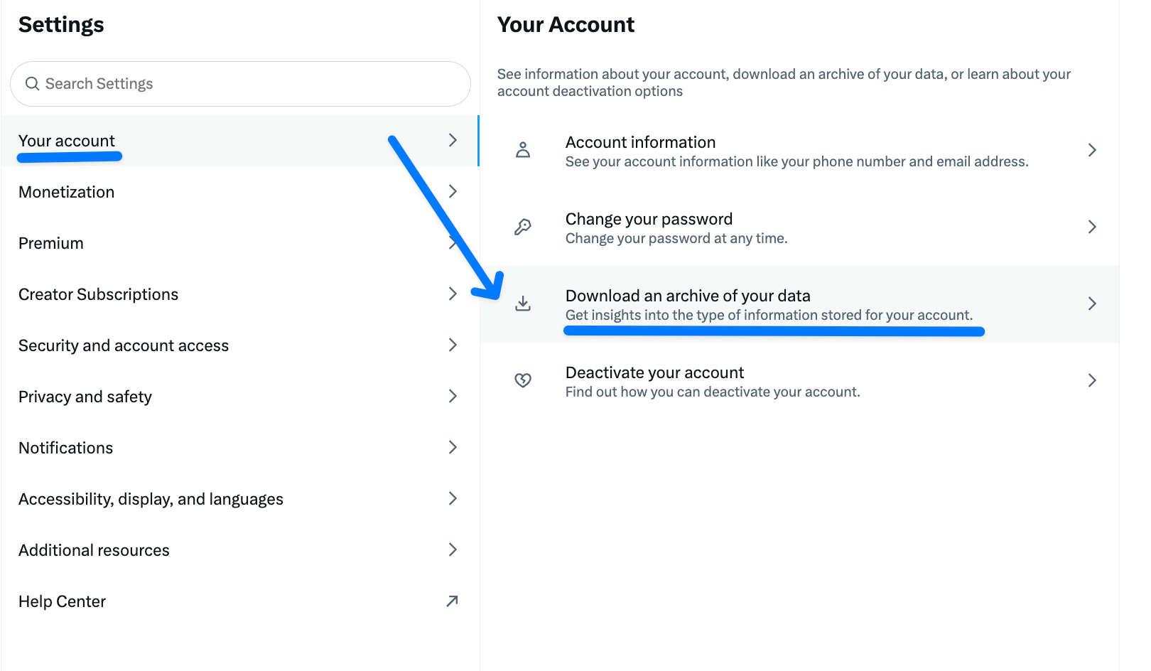 search for old tweets by requesting your old twitter data