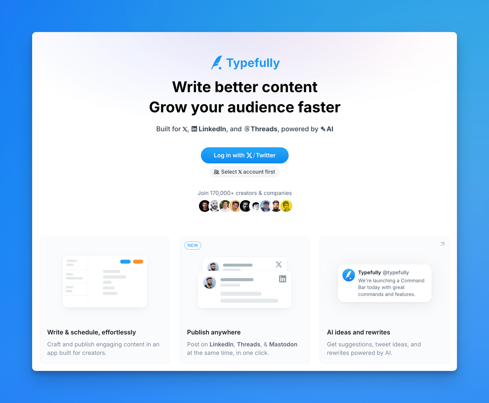 typefully the best tweet scheduler app