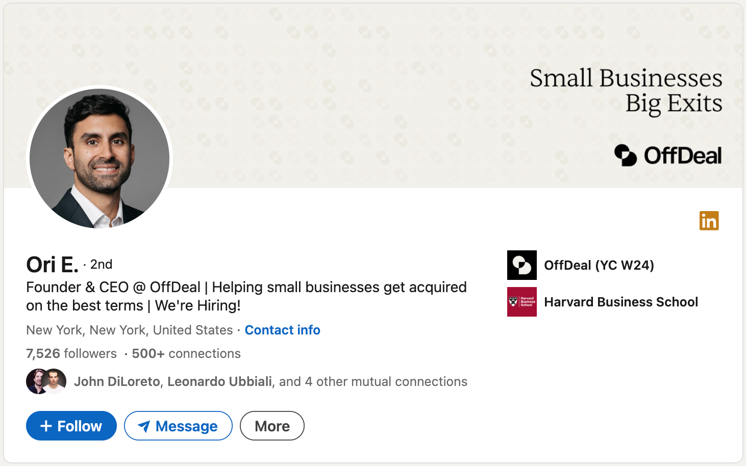 linkedin profile headline