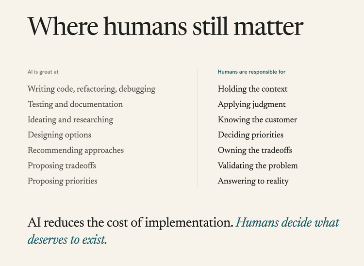 What's left for humans once AI writes the code