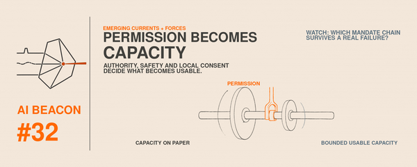 AI BEACON #32 - Permission Becomes Capacity