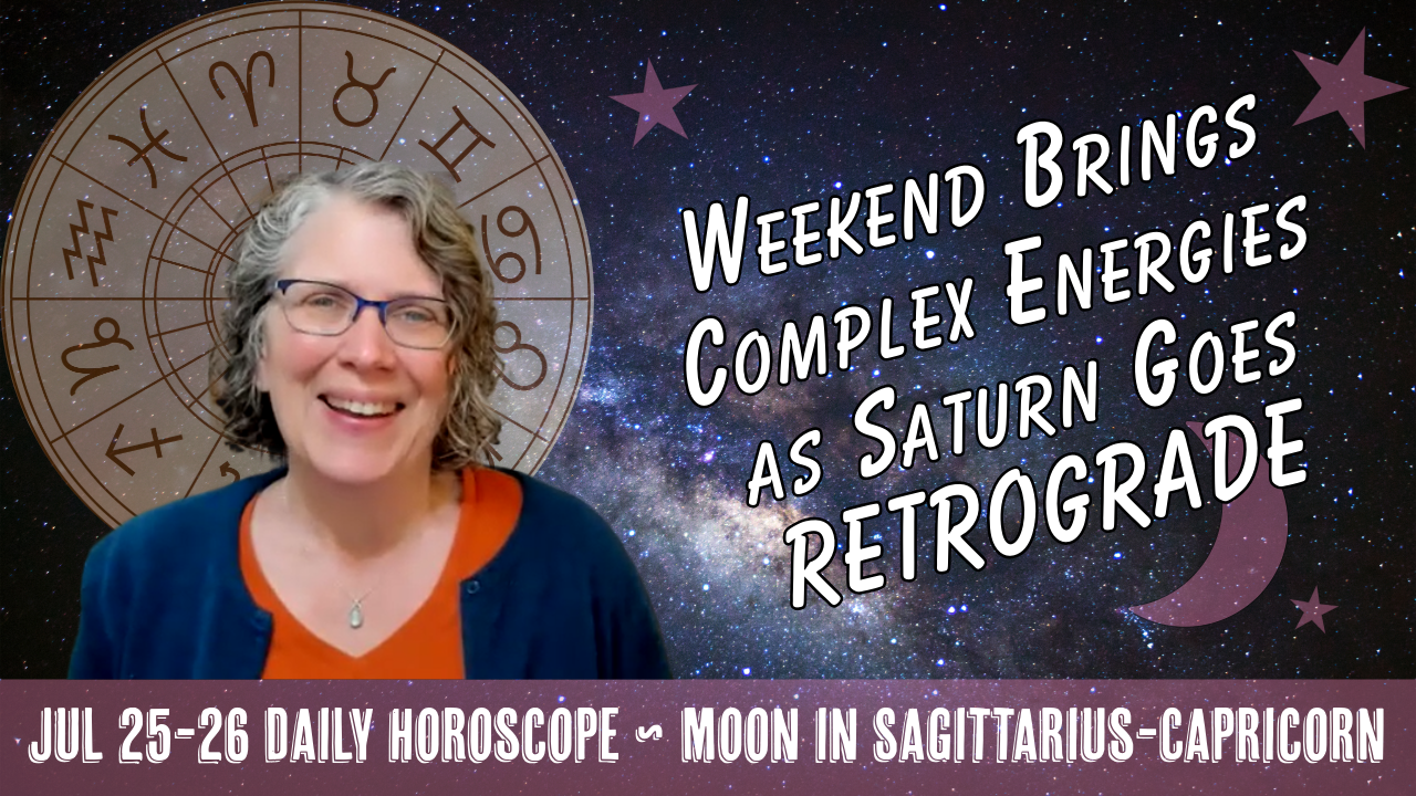 YouTube video thumbnail with daily horoscope theme