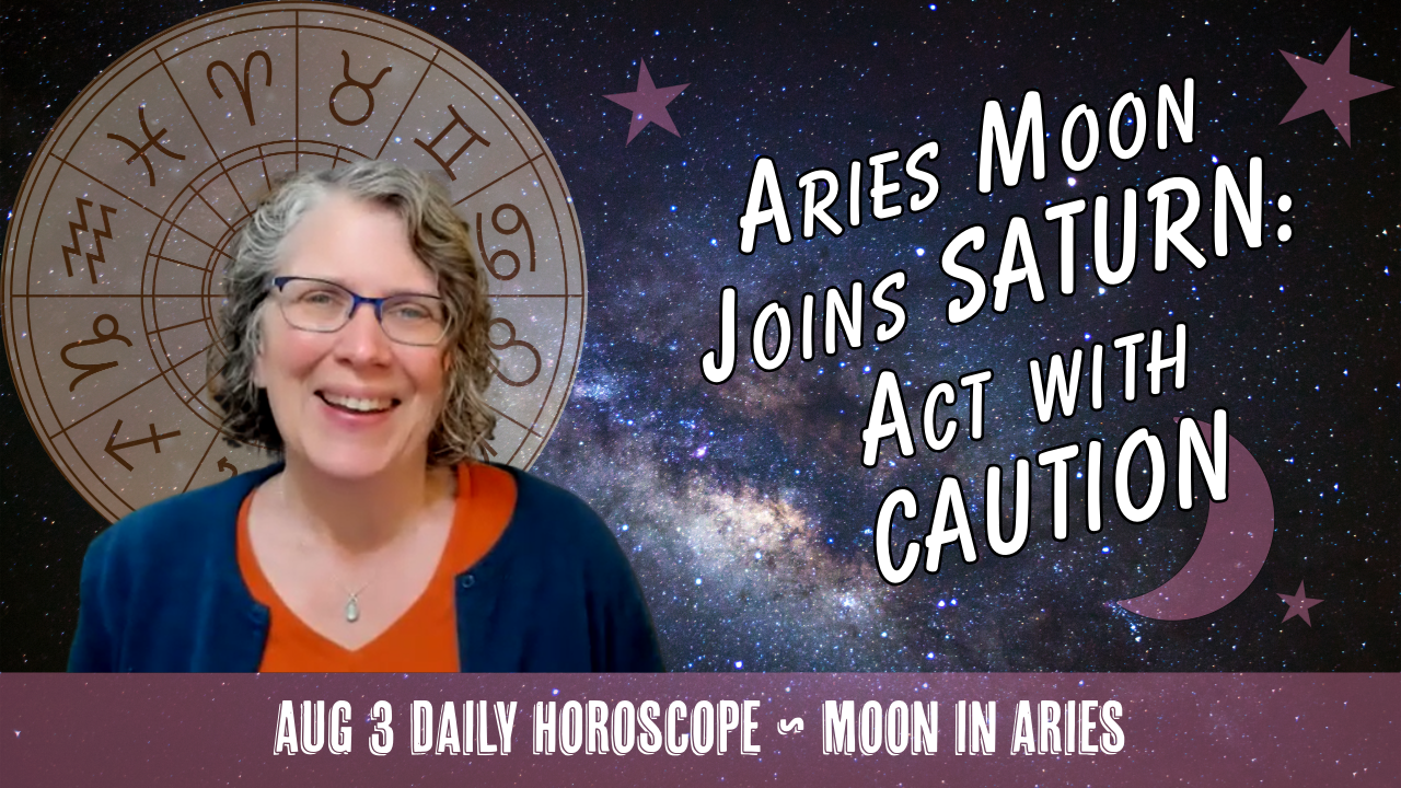 YouTube video thumbnail with daily horoscope theme