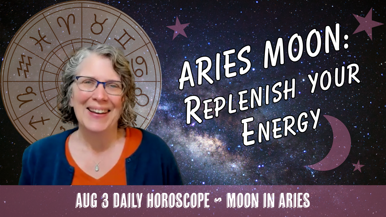 YouTube video thumbnail with daily horoscope theme
