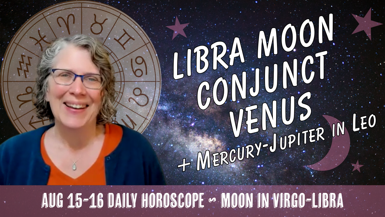 YouTube video thumbnail with daily horoscope theme