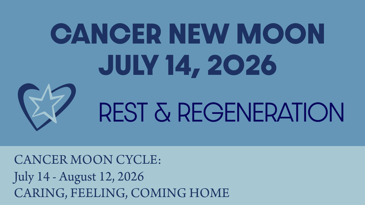 The Cancer Moon Cycle: Rest & Regeneration