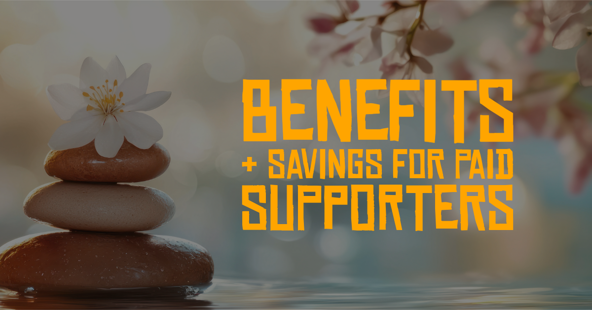 Supporter Benefits
