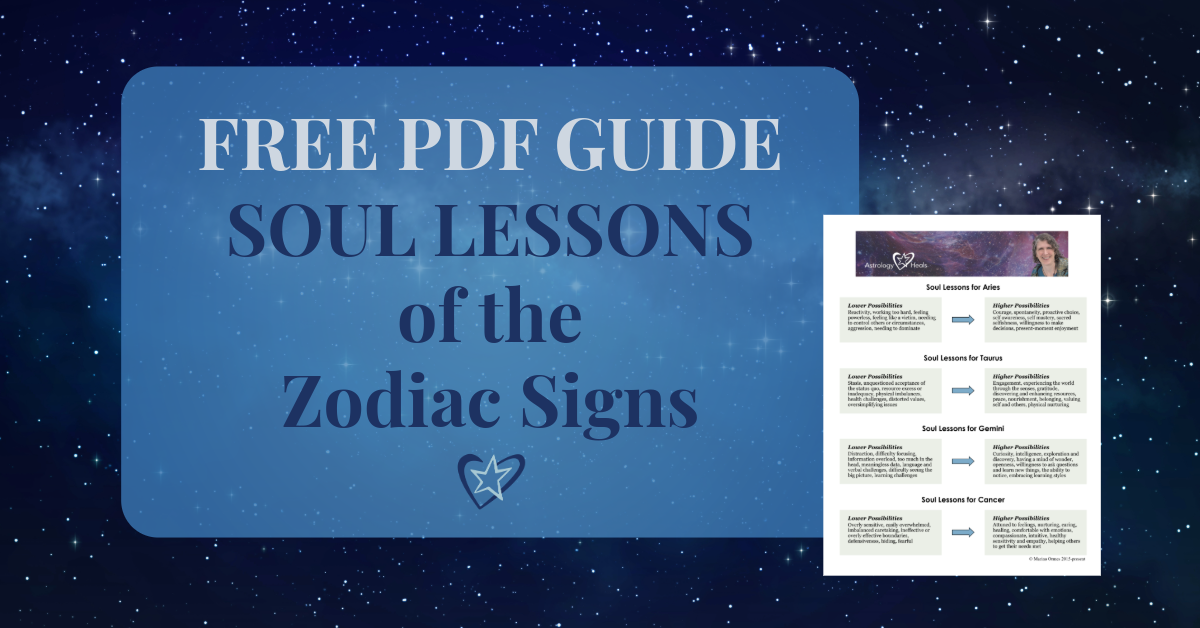 Soul Lessons of the Zodiac Signs: Free PDF Guide