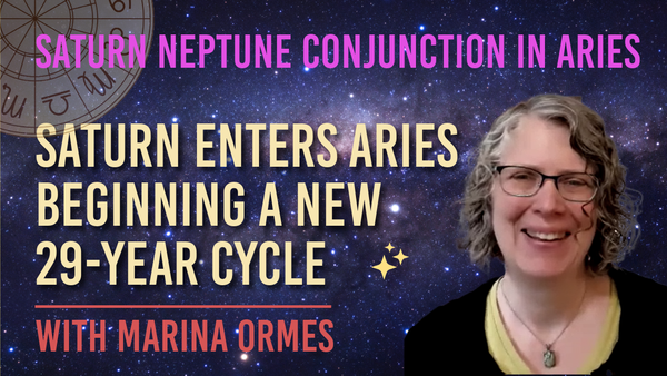 Full Transcript of Saturn Enters Aries Beginning a New 29-Year Cycle