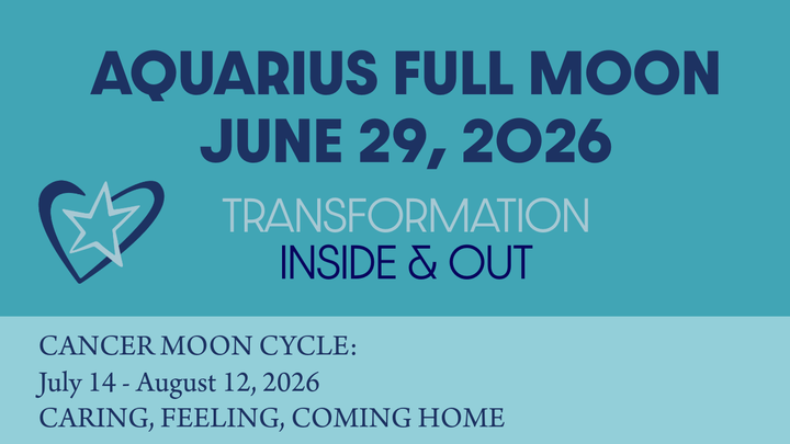 Transformation Inside & Out: The July 29 Aquarius Full Moon