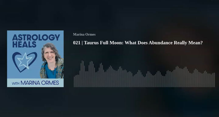 Visual representation of the Astrology Heals podcast, incorporating zodiac signs and the title in an engaging design.