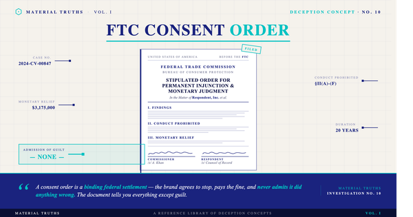 What Is an FTC Consent Order? What It Means When a Brand Signs One