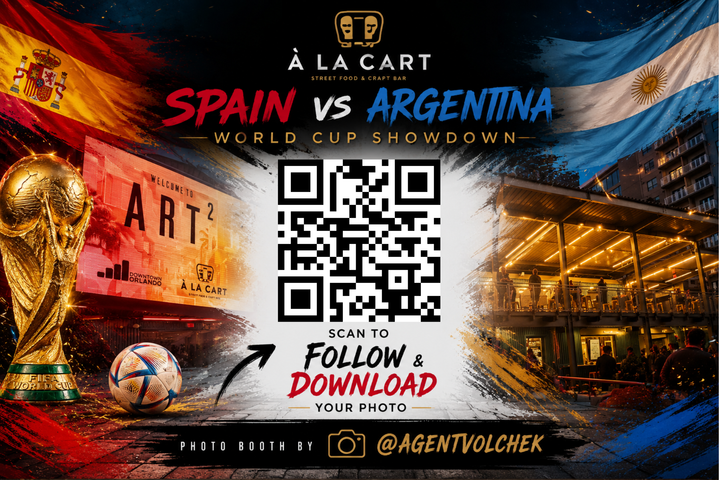 Spain vs Argentina at the A-La-Cart - Orlando, FL x Orange and Robinson