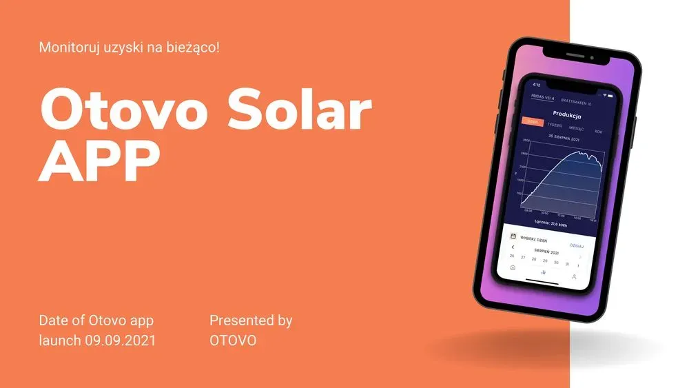 aplikacja mobilna do instalacji fotowoltaicznej Otovo