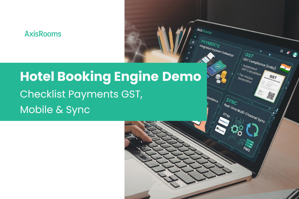 Hotel Booking Engine Demo Checklist: Payments, GST, Mobile & Sync