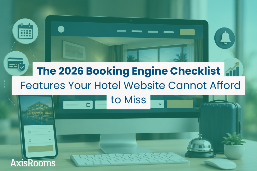 The 2026 Booking Engine Checklist:  Features Your Hotel Website Cannot Afford to Miss