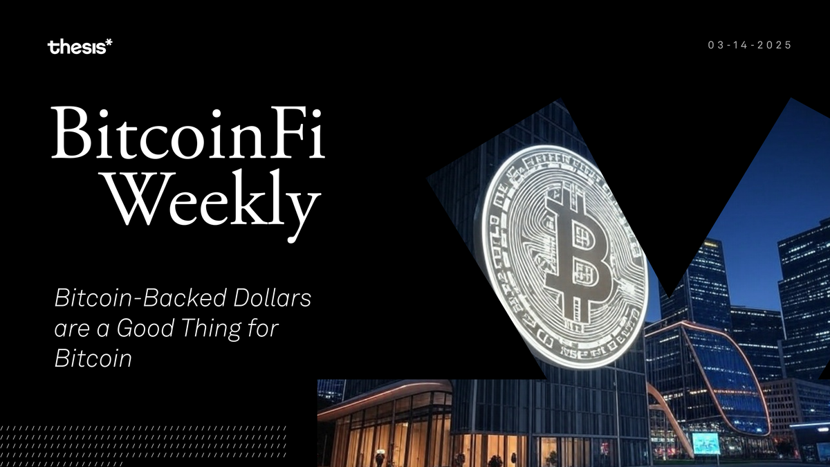 Bitcoin-Backed Dollars are a Good Thing for Bitcoin