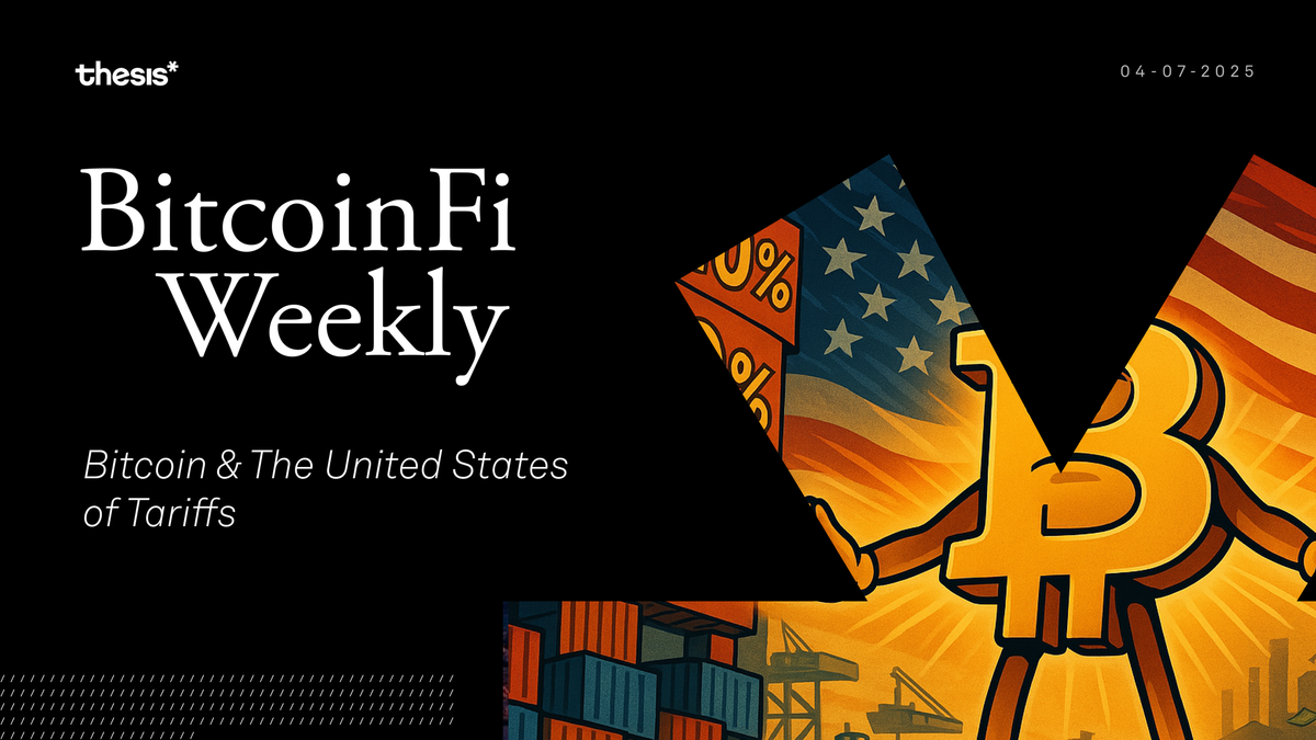 Bitcoin & The United States of Tariffs