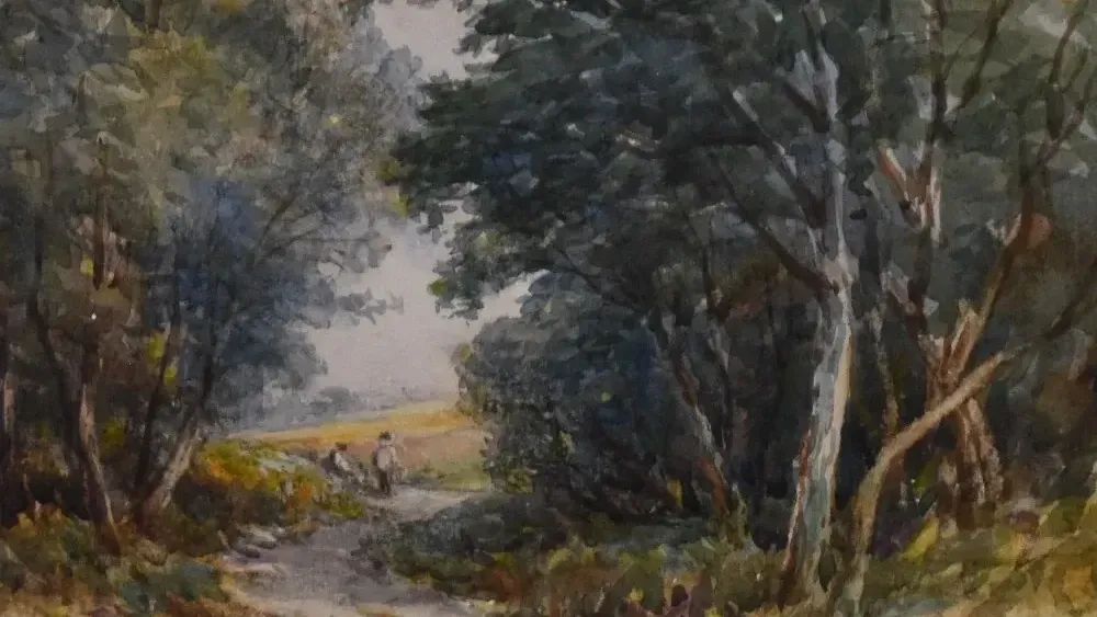 A missing painting of New Hall Mill by William J King