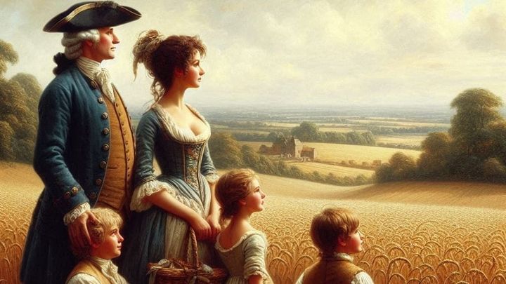 The Twamley family at New Hall Mill