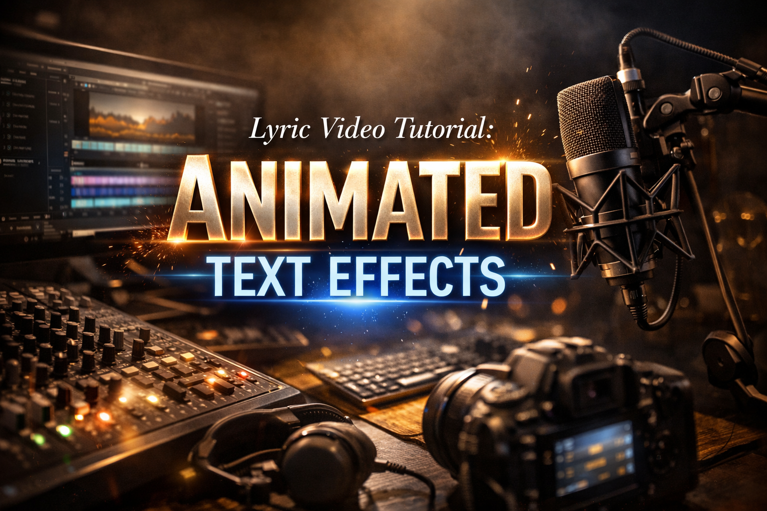 Lyric Video Tutorial: Animated Text Effects