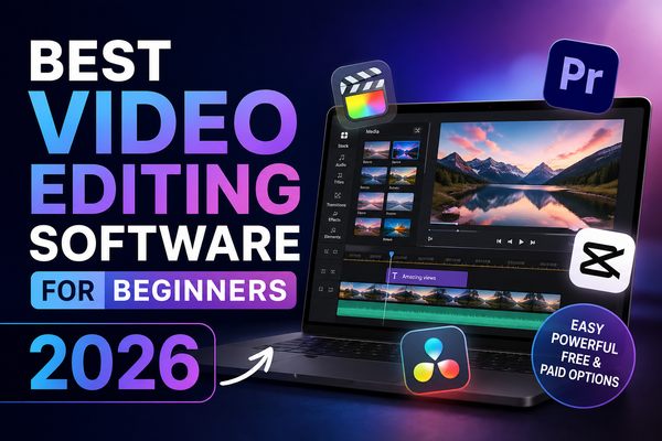 Best Video Editing Software for Beginners 2026