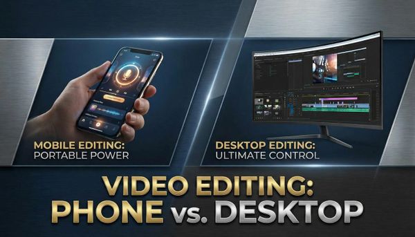 Video Editing on Phone vs Desktop