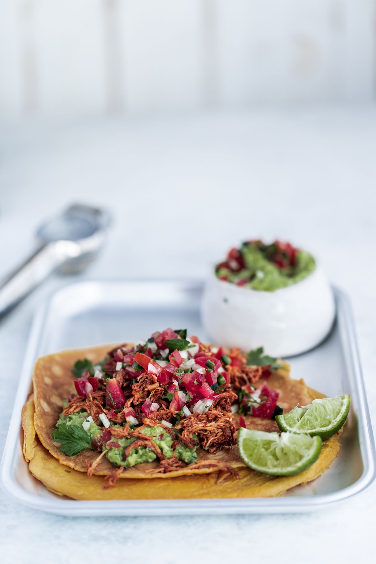 Slow Cooked Chipotle Chicken Egg Wraps