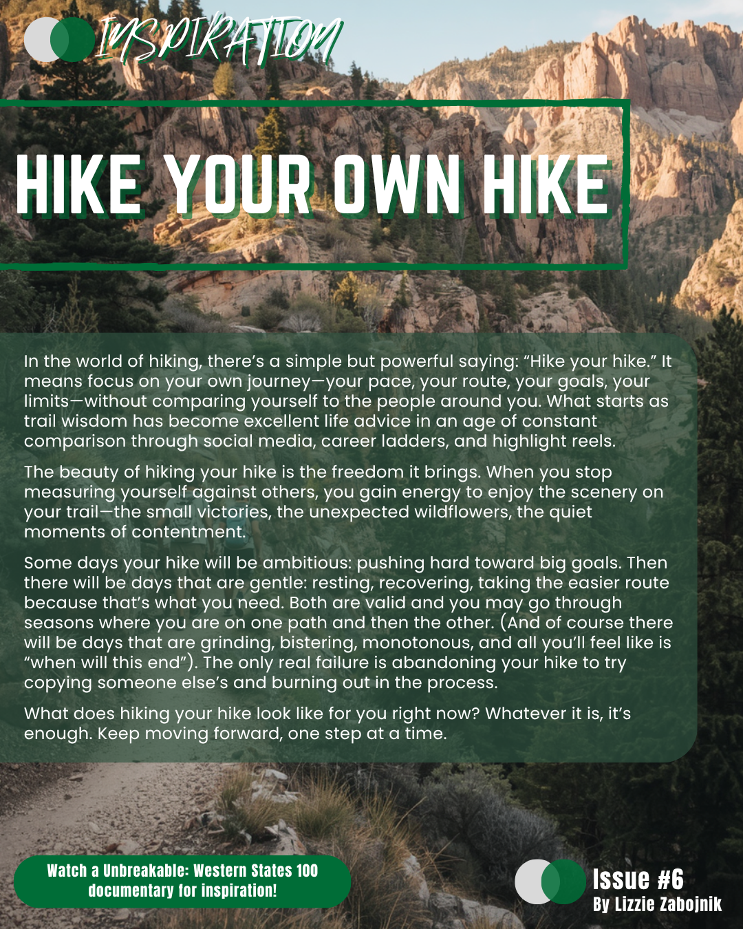 Hike Your Hike 6 | Live Life on Your Own Terms