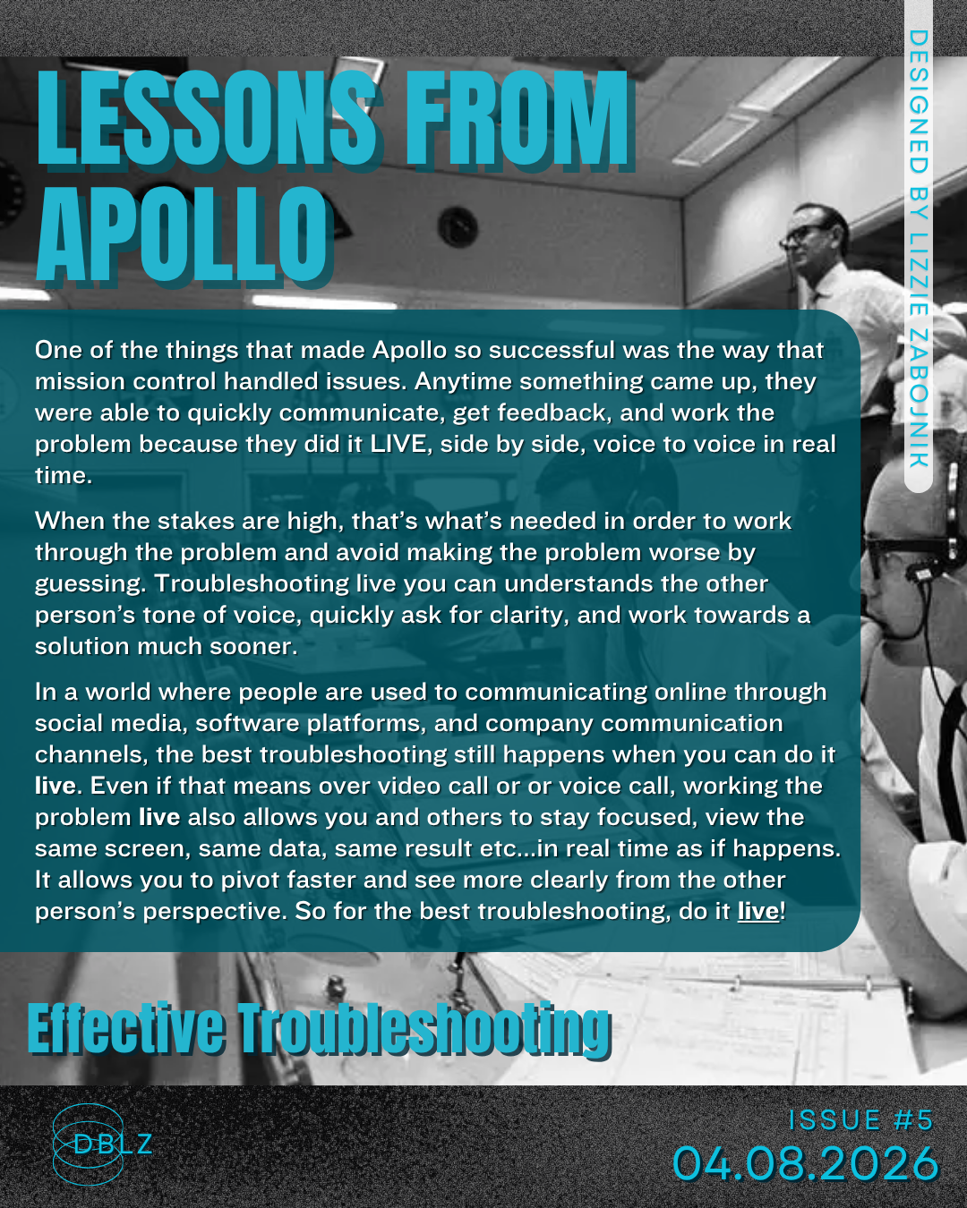 Lessons from Apollo 5 | Effective Troubleshooting