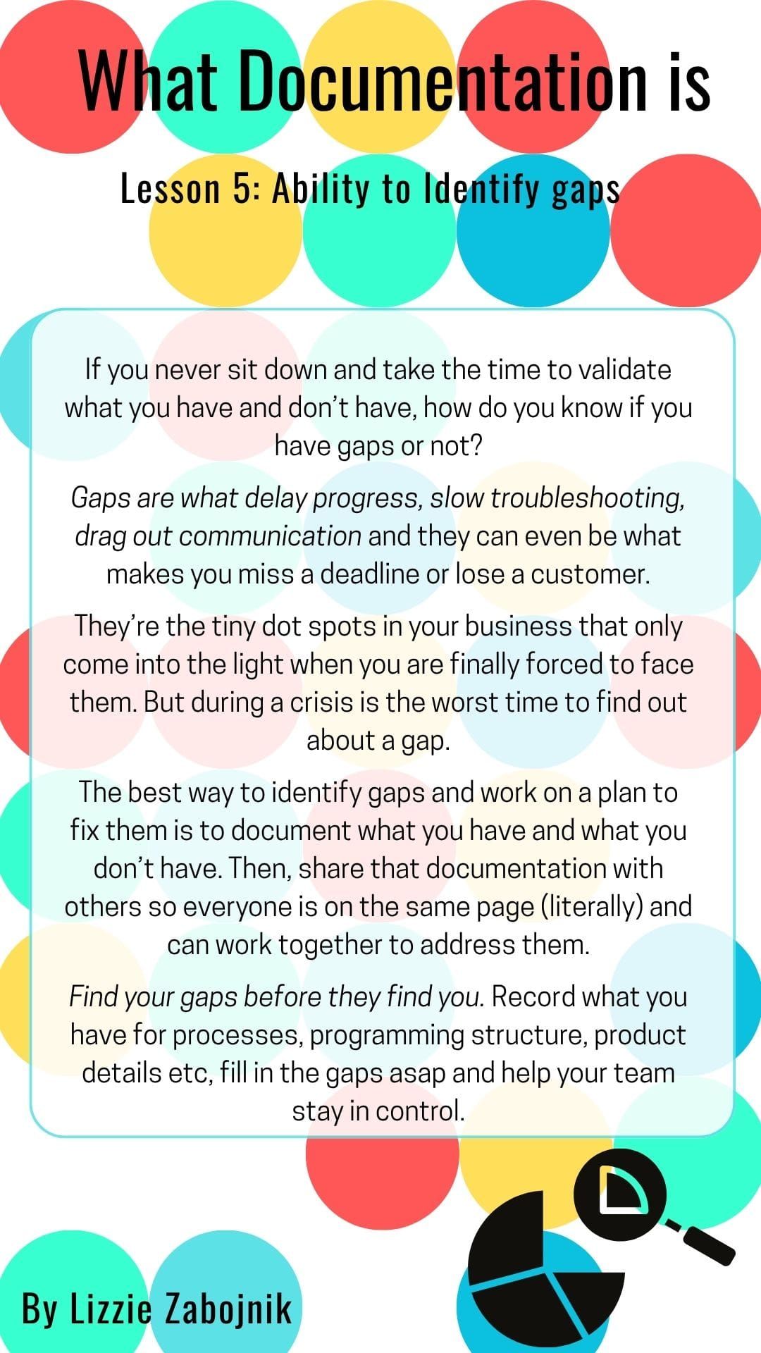 What Documentation is 5 | Ability to Identify Gaps