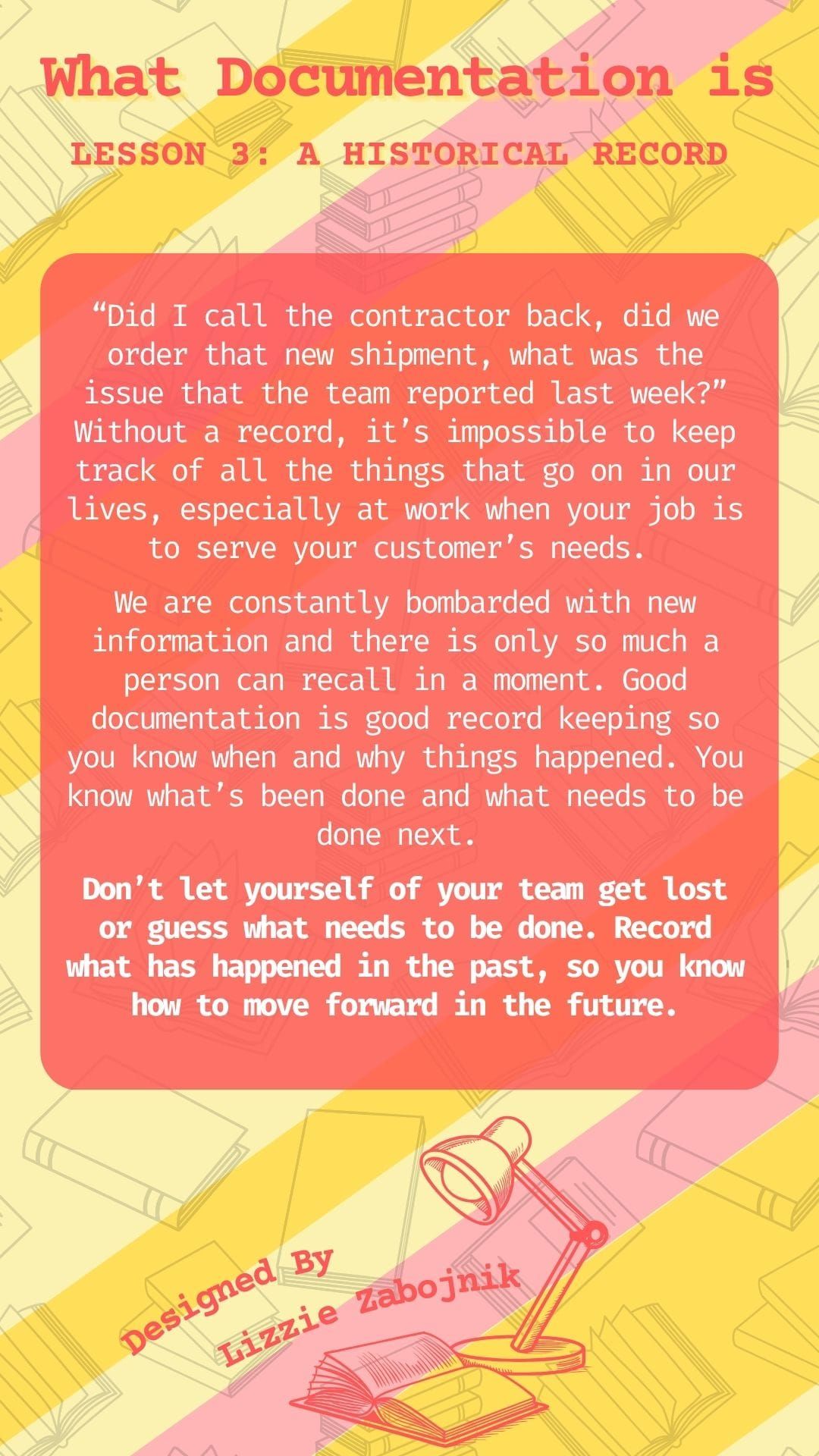 What Documentation is 3 | Historical Record
