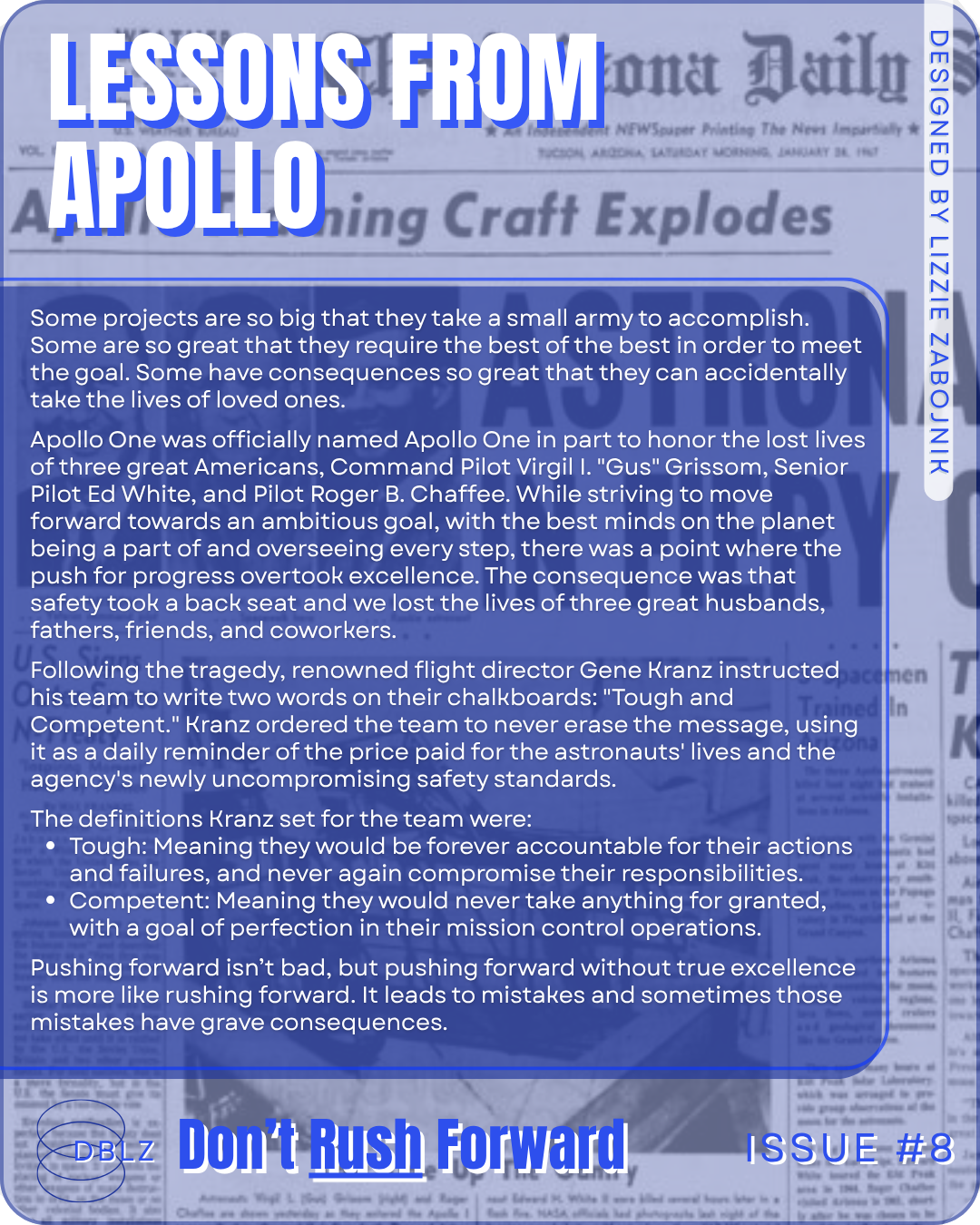 Lessons From Apollo | Don't Rush Forward