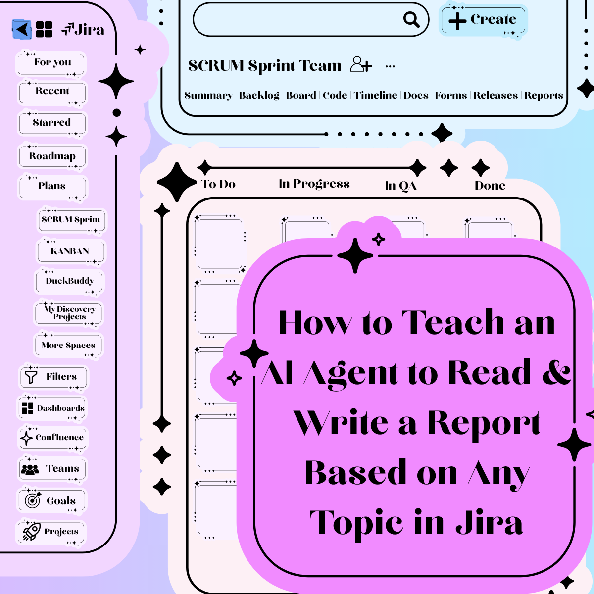 How to Teach an AI Agent to Read & Write a Report Based on Any Topic in Jira