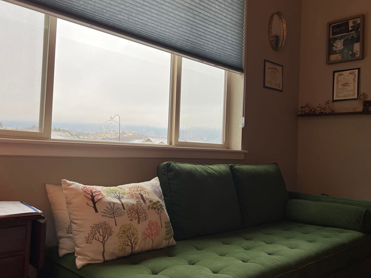 The view out my window this April morning