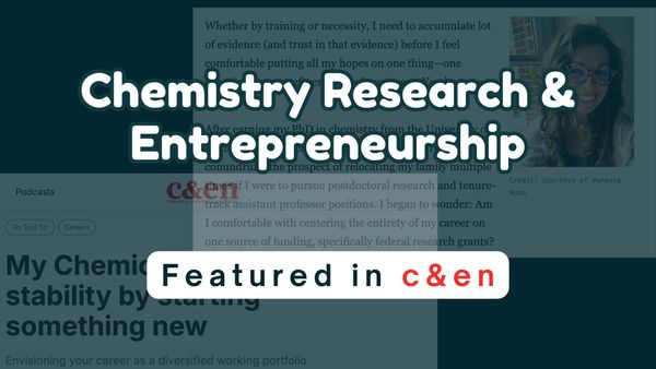 Chemistry Entrepreneurship Featured in Chemical & Engineering News